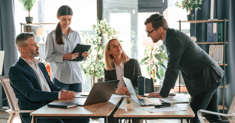 A successful team moving forward